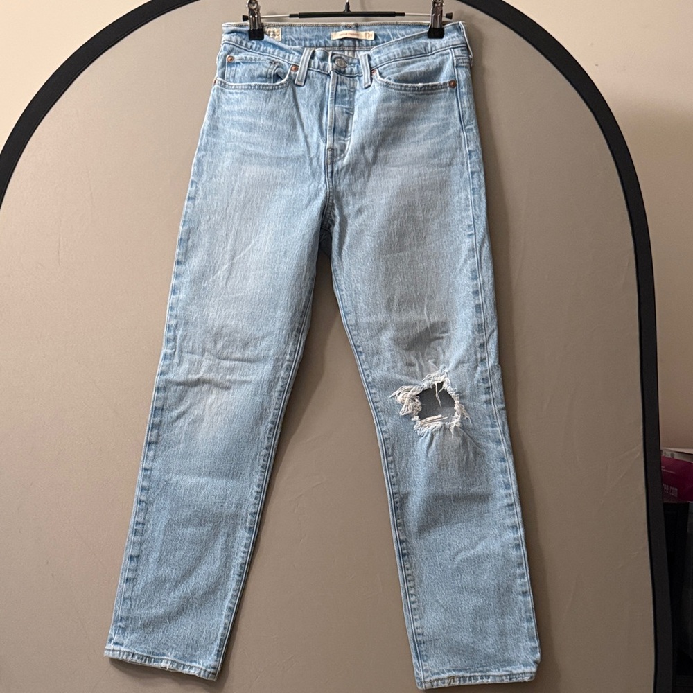 Levi's Light Blue Straight Leg Jeans